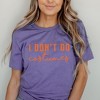 Simply Sage Market Women's I Don't Do Costumes Short Sleeve Graphic Tee - 2 of 4