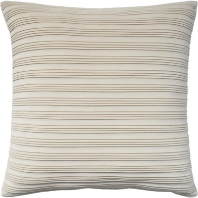 Waverly Pleated Velvet 18" x 18" Indoor Throw Pillow