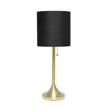  Tapered Desk Lamp with Fabric Drum Shade - Simple Designs