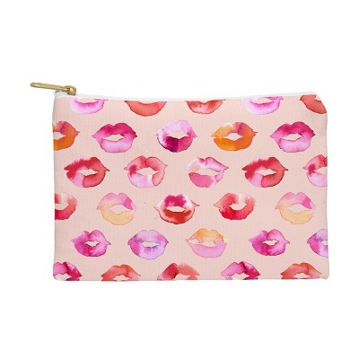 Ninola Design Sweet Pink Lips Pouch - Deny Designs : Target