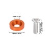 Unique Bargains Bumper Mudguard Washer Bolts M6x1.0 Aluminum Alloy Engine Bay Dress Up Screw 25 Pcs - 3 of 4