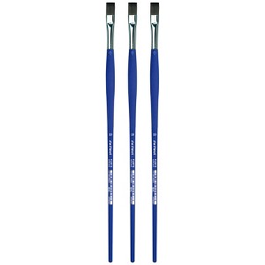 da Vinci FORTE-Acrylics Student Brush, Synthetic, Acrylic & Oil, Flat, Series 8640, Size 10, Pack of 3 - 1 of 3