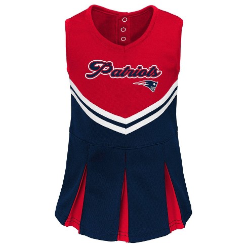 Nfl New England Patriots Toddler Girls Cheer Set 18m Target