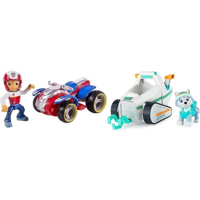 Paw Patrol Ryder s Rescue Atv Paw Patrol Everest s Snow Plow Vehicle And Figure Bundle Target