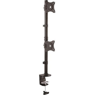 StarTech Desk Mount Dual Monitor Vertical Up to 27" Black (ARMDUALV)