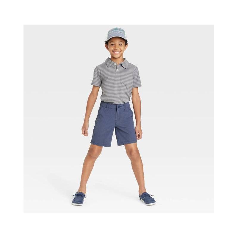 Boys' Quick Dry Flat Front 'At the Knee' Chino Shorts - Cat & Jack™, 3 of 4