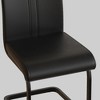 Lyngins Modern Dining Chairs,Upholstered Kitchen Chairs with C-shaped Tube Plating Metal Legs,PU Chairs for Dining Room - 4 of 4