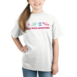 Youth Girls NASA Planets Short-Sleeve T-Shirt Toddler Girl to Youth Girl - 1 of 1