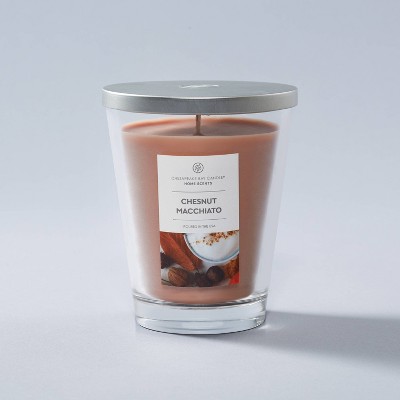 11.5oz Glass Jar Chestnut Macchiato Candle - Home Scents