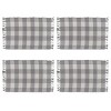Park Designs Dove Buffalo Check Yarn Placemat Set of 4 - 4 of 4