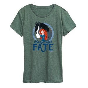 Women's - Disney - Merida & Angus Change Your Fate Short Sleeve Graphic T-Shirt - 1 of 4