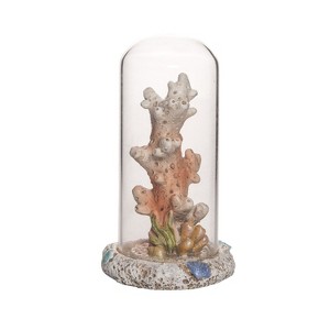 Beachcombers 3" Resin Coral In A Glass Dome - 1 of 1