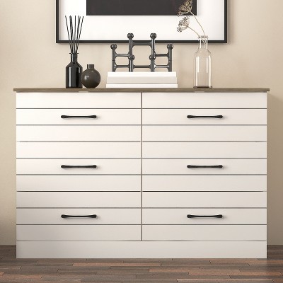 Galano Elis 6 Drawer 47.2 in. Wide Dresser (Sturdy, Effortless Assembly with Interlocking Drawers)
