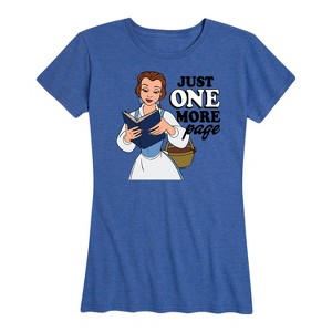 Women's - Disney Princess - Belle One More Page Short Sleeve Graphic T-Shirt - 1 of 4