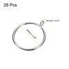 Unique Bargains Metal Electroplating Curtain Rod Accessory Curtain Ring 28 Pcs - 2 of 4