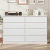8 Drawer Dressers for Bedroom, Chest of Drawers with Deep Drawers, Large Double Dresser for Closet with Wide Top, Horizontal Wooden Dresser - 2 of 4