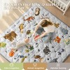 GOTGELIF 50"x50" Extra-Thick Cushioned Foam Baby Play Mat Foldable & Non-Slip Tummy Time Mat - 3 of 4