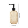 Unique Bargains Elegant Soap Pump Dispenser for Bathroom 13.52oz 1 Pc - 4 of 4
