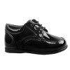 Josmo Unisex Dress Shoes for Toddlers and Little Kids - Oxford Style with Faux Leather, Lace-Up Closure, Perfect for Weddings, Church, School Uniform - 2 of 4