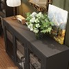 Famapy Black Accent Storage Cabinet with Glass Doors and Internal Drawers - 4 of 4