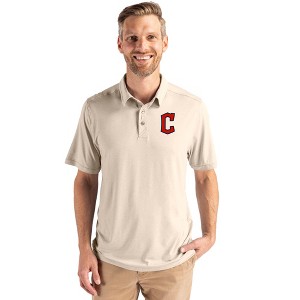 Cleveland Guardians1 Cutter & Buck Coastline Epic Comfort Recycled Mens Polo - 1 of 1