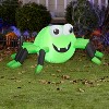 Gemmy Halloween Inflatable Green and Black Spider, 1.5 ft Tall, Multi - 2 of 4