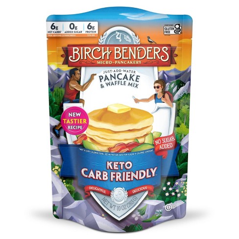 Birch Benders Gluten Free Keto Pancake & Waffle Mix - 10oz - image 1 of 4