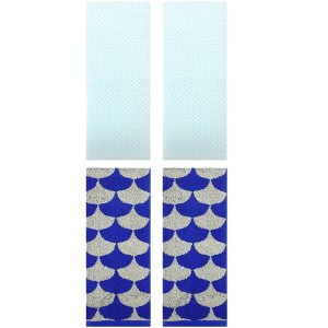 REGALWOVEN 4 Pcs Cotton Bathroom Decorative Hand Towels - 1 of 4