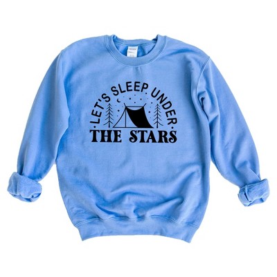 Simply Sage Market Women's Let's Sleep Under The Stars Tent Gildan Sweatshirt
