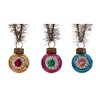 Cody Foster 1.25 In Indent Bauble Set Christmas Tree Ornaments Reflector Vintage-Looking Tree Ornament Sets - 3 of 4