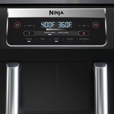 Ninja Foodi 6qt 5-in-1 2-Basket Air Fryer with DualZone Technology - DZ090: Digital Control, 1760W - Thumbnail 2
