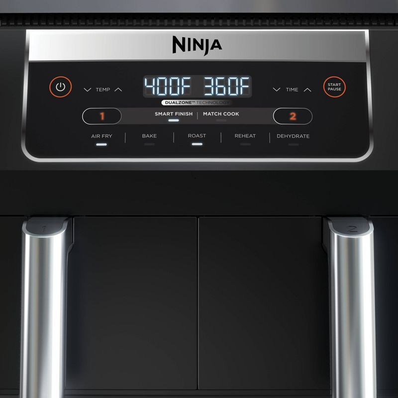 Ninja Foodi 6qt 5-in-1 2-Basket Air Fryer with DualZone Technology - DZ090, 4 of 18