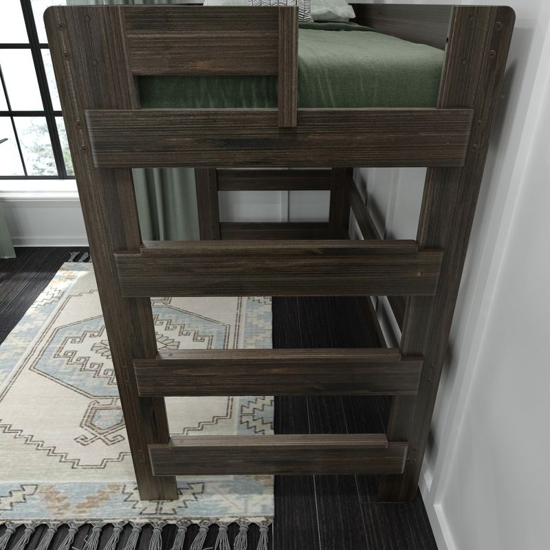 Max & Lily Farmhouse High Loft Bed, 4 of 6