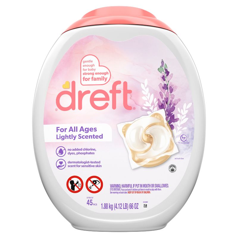 Dreft Lightly Scented Laundry Detergent, 1 of 13