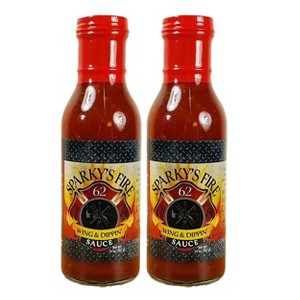 Brenmar 14 oz Sparky's Fire Wing & Dippin' Sauce - Pack of 2 - 1 of 4