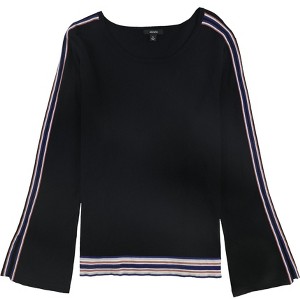 Alfani Womens Striped Bell Sleeve Pullover Sweater - 1 of 1