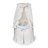 Badger Basket Empress Round Baby Bassinet with Canopy - 3 of 4