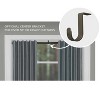 LunaLulinlk Oil Rubbed Bronze Adjustable Tension Window Curtain Rod, 1" Diameter, 46" - 84" - 2 of 4