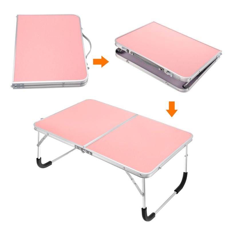 Unique Bargains for Bed Sofa Foldable Laptop Table Portable Picnic Bed Tray Tables Snacks Reading Working Desk 1 Pc, 3 of 6