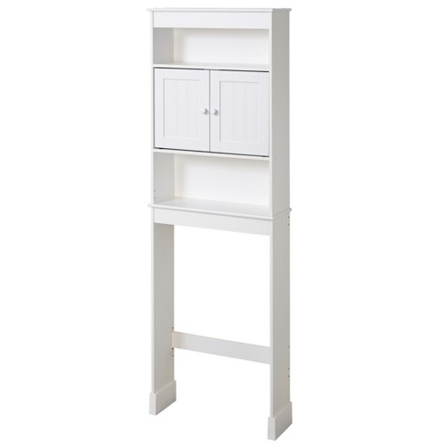 Costway Over The Toilet Storage Cabinet 2-doors Bathroom Organizer With  Adjustable Shelf : Target