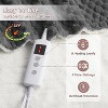 Heated Blanket Electric Blanket Throw/Queen/King Size, 6-10Heating Levels & Auto Shut Off, Cozy Soft Fleece Fast Heating Blankets, Machine Washable - 3 of 4