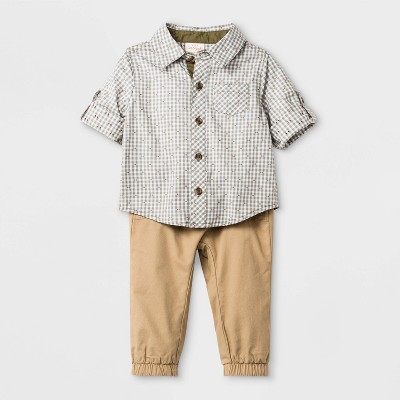 baby boy twill pants