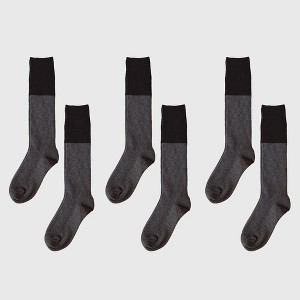 Anna-Kaci Women's 6pk Ribbed Slouch Socks - Cozy Mid-Calf Socks for Casual & Lounge Wear - 1 of 4
