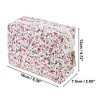 Unique Bargains Women's Floral Octagonal Travel Cosmetic Bag 1 Pc - image 2 of 3