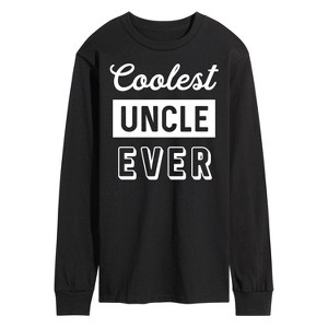 Men's - Instant Message - Coolest Uncle Ever Long Sleeve Graphic T-Shirt - 1 of 4