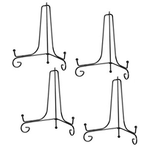 Unique Bargains Iron Adjustable Retro Picture Frame Decorative Holder Stands 4 Pcs - 1 of 4
