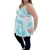 Women's Lace Crochet Cloud Cami Top - White Birch - 3 of 3