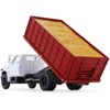 1970s GMC 6500 Grain Truck with Corn Load White and Red 1/34 Diecast Model by First Gear - 2 of 3