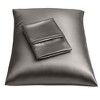 BLISSFORD Satin Pillowcase with Zipper, Satin Pillow Cases 2 Pack, Silk Pillow Cover - 2 of 4