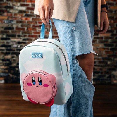 Kirby Cloud All Over Print 11&#34; Mini Backpack with Pocket_5